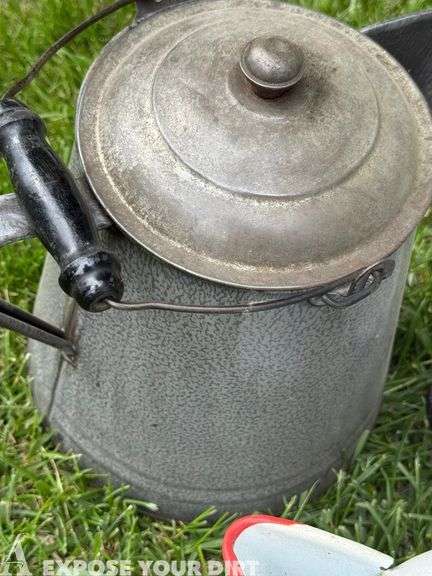 Ceramic & Metal Over Fire Coffee/Tea Pots