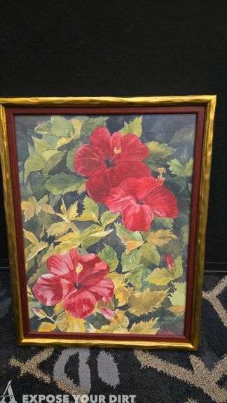 Original Hibiscus Painting