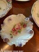 Misc Plates, Candle Holders, Cup & Saucer, Jewelry Container