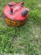 Eagle All Purpose Gas Can Vintage Metal 2.5 Gallon Galvanized Steel Wellsburg WV