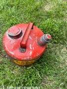 Eagle All Purpose Gas Can Vintage Metal 2.5 Gallon Galvanized Steel Wellsburg WV