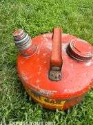 Eagle All Purpose Gas Can Vintage Metal 2.5 Gallon Galvanized Steel Wellsburg WV