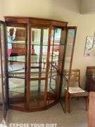 Stand Up China Cabinet with Mirrors