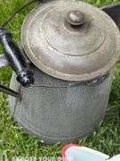 Ceramic & Metal Over Fire Coffee/Tea Pots