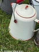 Ceramic & Metal Over Fire Coffee/Tea Pots