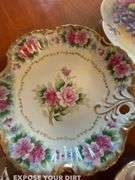 Misc Plates, Candle Holders, Cup & Saucer, Jewelry Container