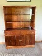 China Hutch with Sliding Glass Doors
