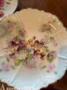 Unique Set of 3 plates, misc plates, 2 champaign glasses, cup & saucer