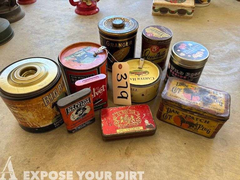 Vintage Tobacco Tins
