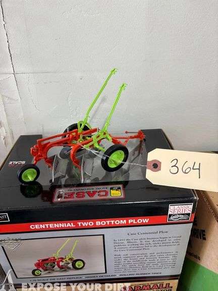 1:16 Scale Die Cast Replica Case Centennial Two Bottom Plow