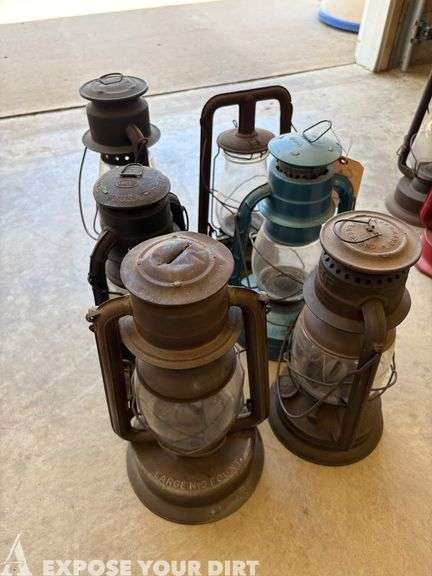6 Vintage Lanterns