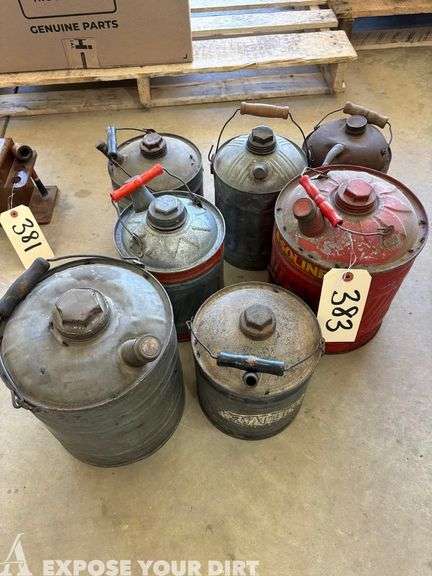 Vintage Metal Gas Cans