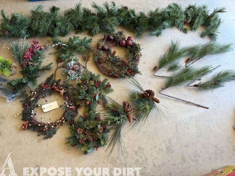 Christmas Wreaths and Greenery