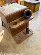 Wooden Tobacco Pipes and Box