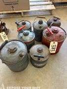 Vintage Metal Gas Cans