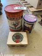 Vintage Food Tins & Buttons