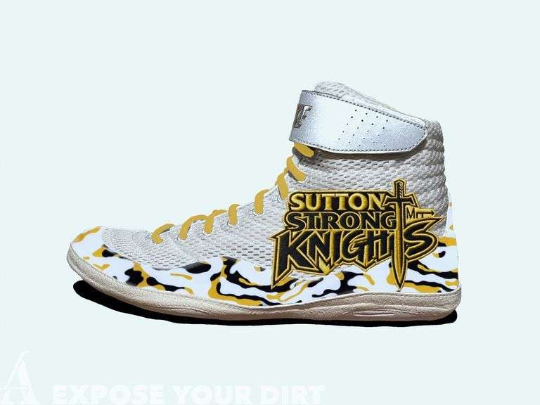 Sutton Strong Custom Wrestling Shoes