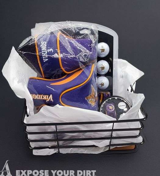 Vikings Golf Accessories Basket