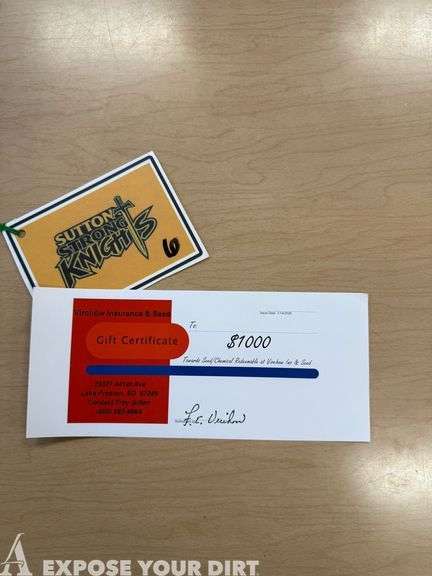 $1000 Virchow Insurance & Seed Gift Certificate