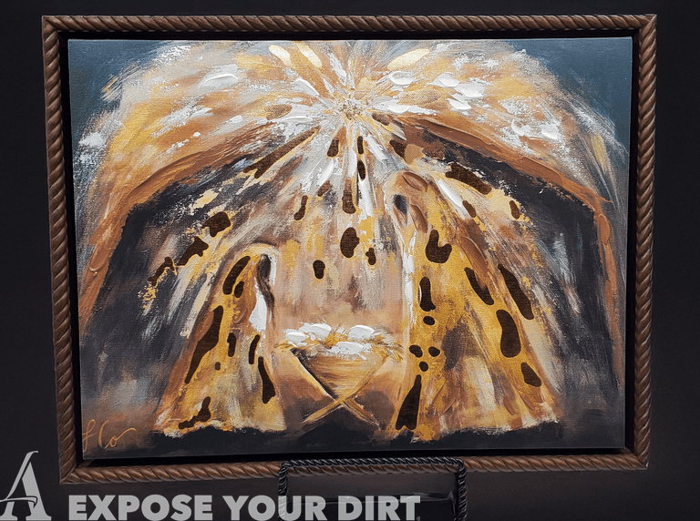 Nativity Canvas Painting