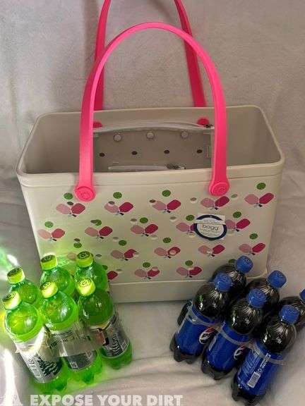 BOGG Bag with Pickleball Design and Sodas