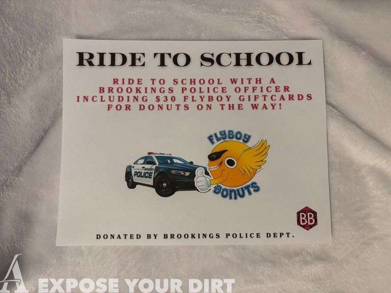 Ride to School with a Police Officer and Breakfast
