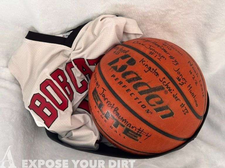 2025 Varsity Autographed Basketball and Game Worn Jersey