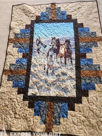 Western quilt handmade