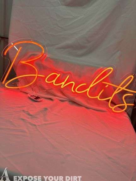 Bandits Neon Sign by Dakota Land Design