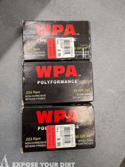 WPA .223 Rem 55 Gr