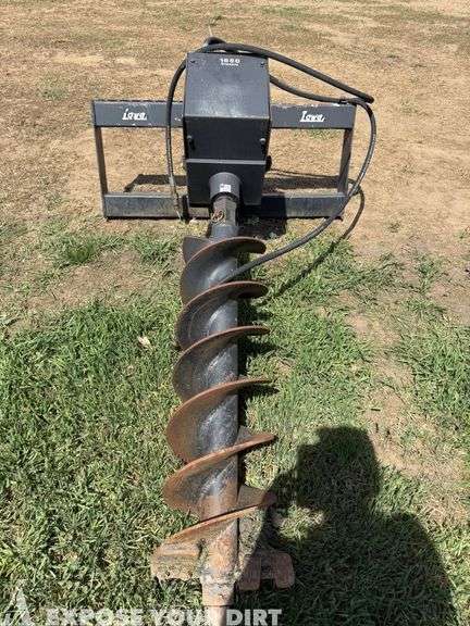 Skid Loader Post Hole Digger - Located in White, SD