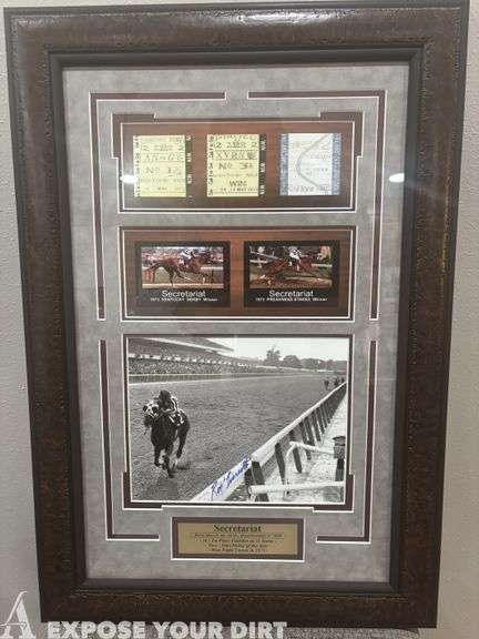 Secretariat Autographed Collage