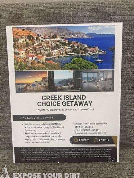 Greek Island Choice Getaway
