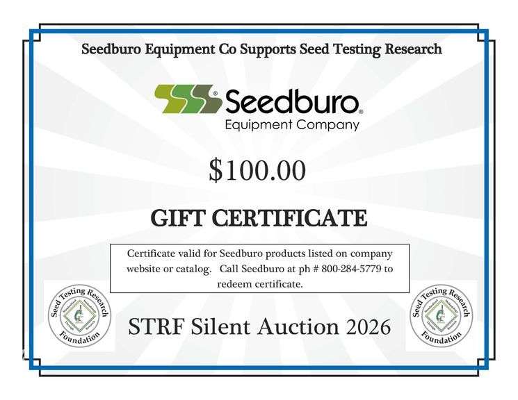 Seedburo Gift Certificate - $100