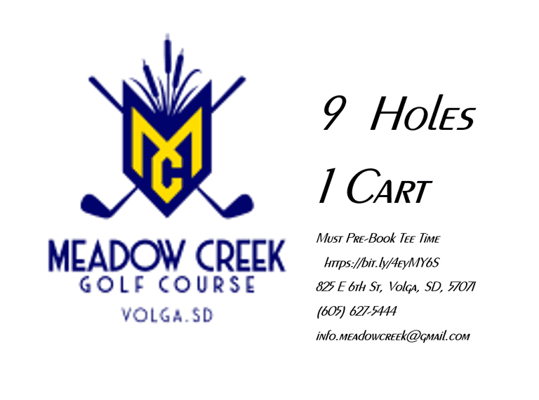 Meadow Creek Golf Package