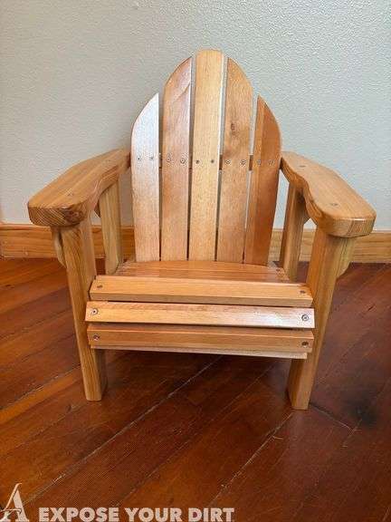 Child's Wooden Adirondak Chair