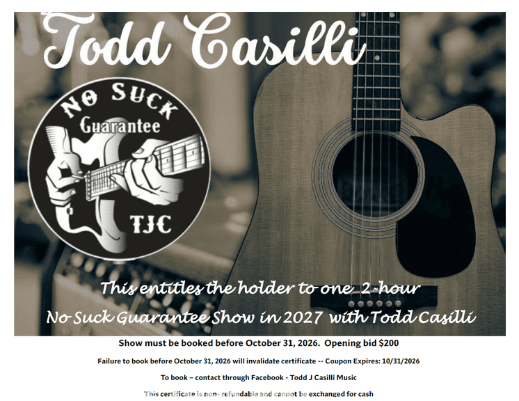 2-Hour Show Todd Casilli