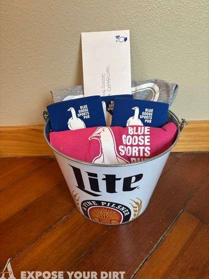 Blue Goose Basket