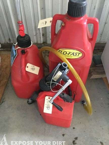 Fuel Jugs w Hand Pump
