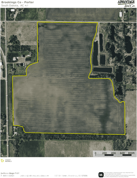 Brookings County, SD Land for Rent
