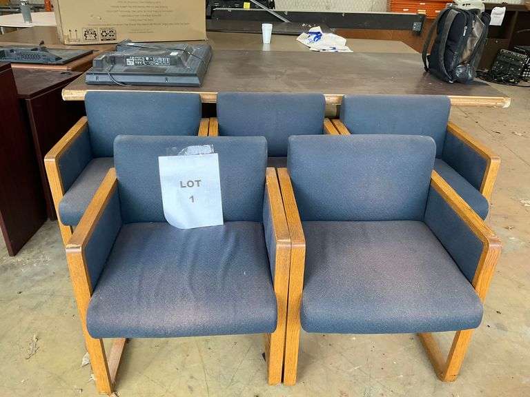 (5) Armed Sitting Chairs
