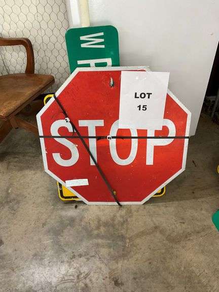 8 Used Road Signs
