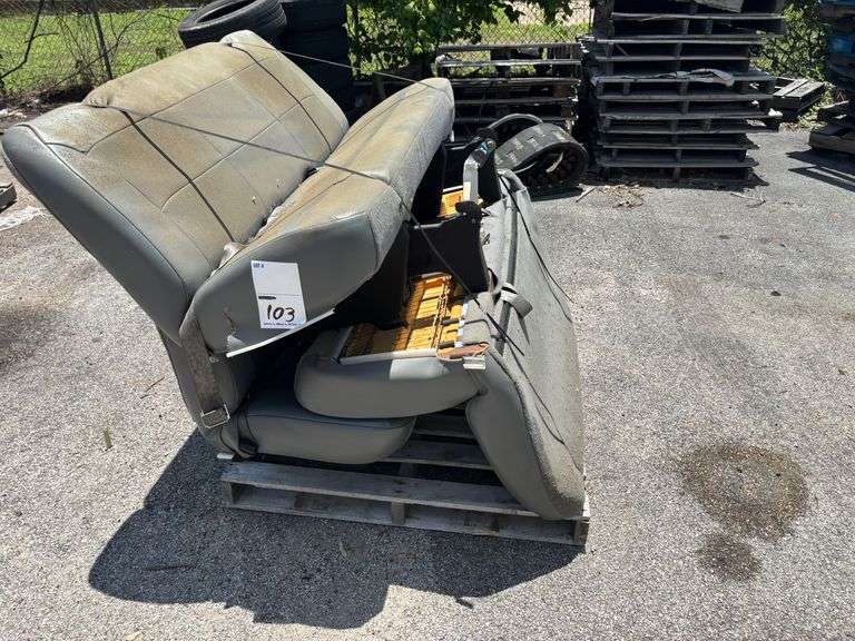 (3) VEHICLE BENCH SEATS