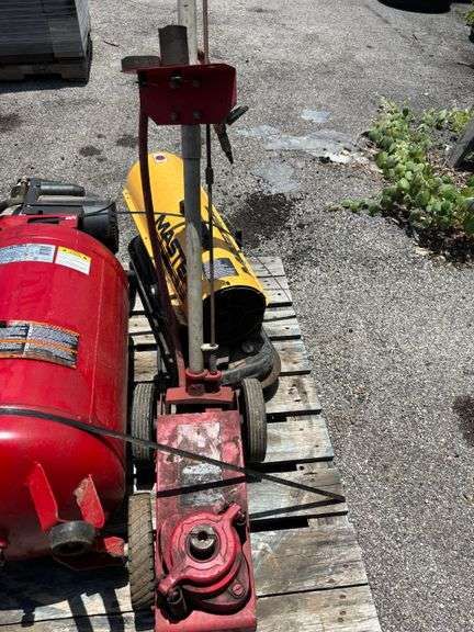 AIR COMPRESSOR, TORPEDO HEATER, PNEUMATIC JACK