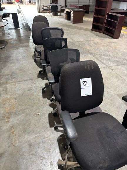 (6) ROLLING CHAIRS