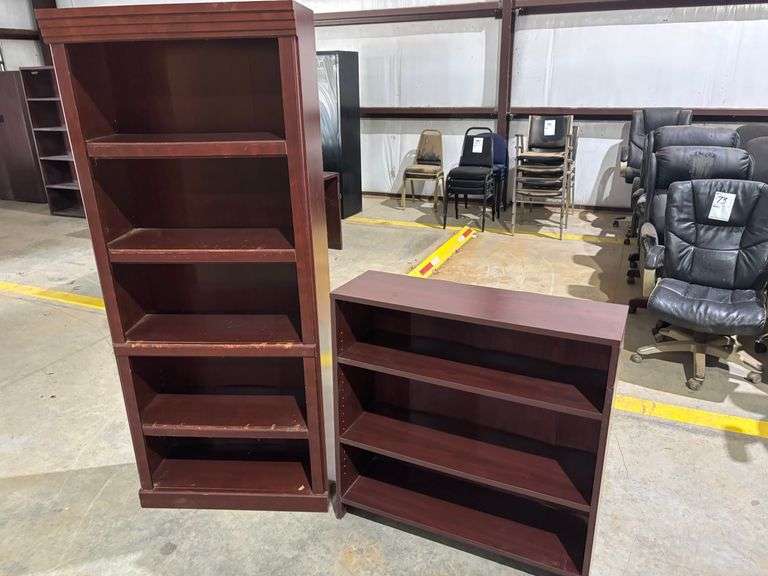 (2) BOOKSHELVES