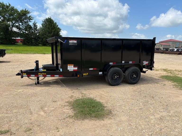 2025 BIG TEX 14LP-14BK6-P4 BUMPER PULL DUMP TRAILER - VIN: 16V1D1924S5400639
