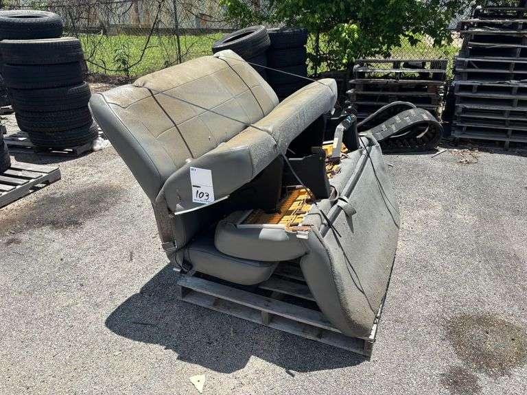 (3) VEHICLE BENCH SEATS