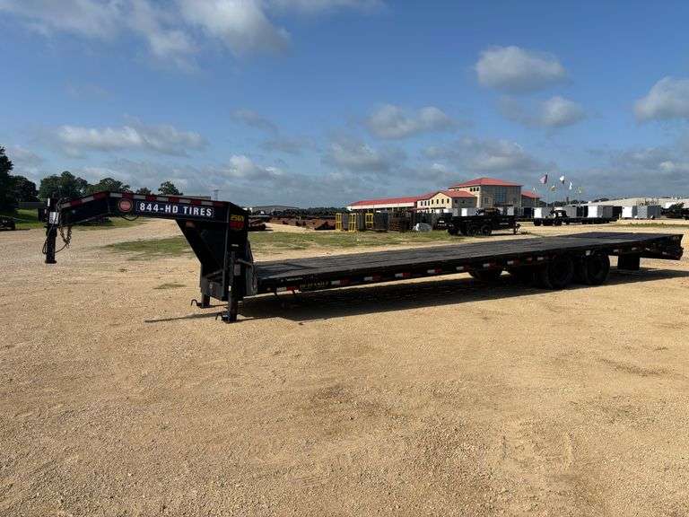2023 BIG TEX 25GN-30BK+5MR GOOSENECK TRAILER - VIN: 16V3F4328P6273165 - SALVAGE/NO TITLE