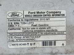 2010 FORD F-150 TRUCK - VIN: 1FTMF1CW8AKE17782